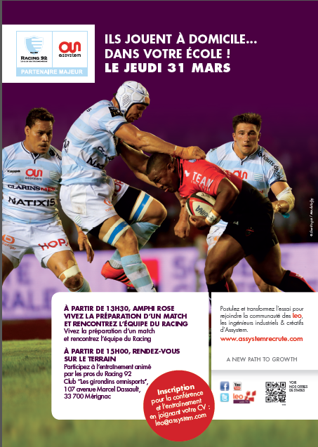 Rencontre Racing 92 (affiche)